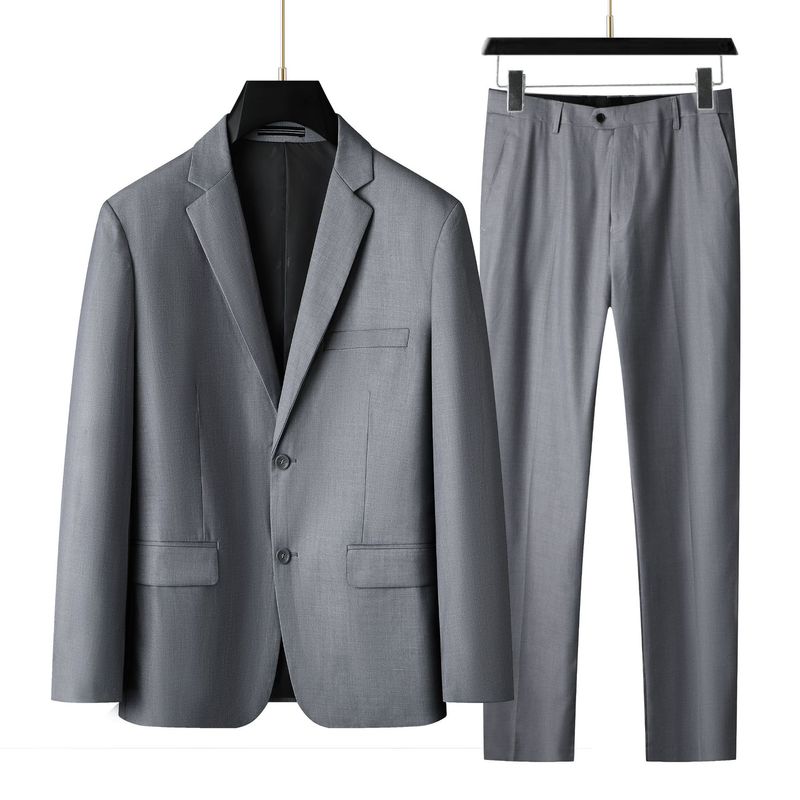 CT Spring And Autumn Trend Plus Size Casual Three-Piece Light Business Men's Suit Set_voghion.com