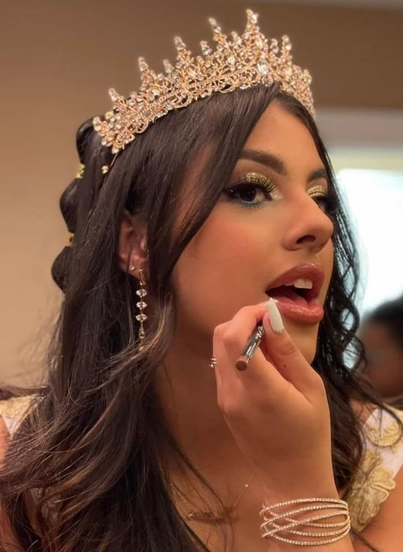 Svatební koruna slitinové vlasové doplňky svatební šaty kamínková čelenka galvanické pokovování narozeninová koruna večeře svatební čelenka_voghion.com