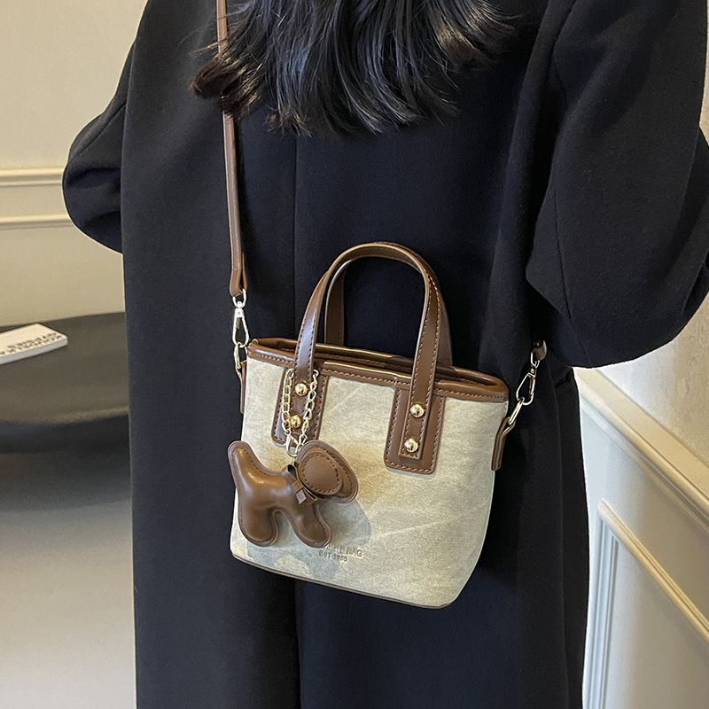 Borsa a secchiello alla moda per donna 2025, nuova borsa a tracolla versatile in stile Ins, autunno inverno_voghion.com