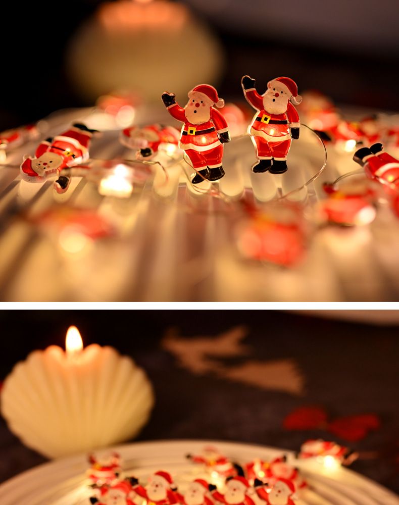 Nuove luci decorative a LED per Babbo Natale, colorate, decorazioni creative per la camera da letto_voghion.com