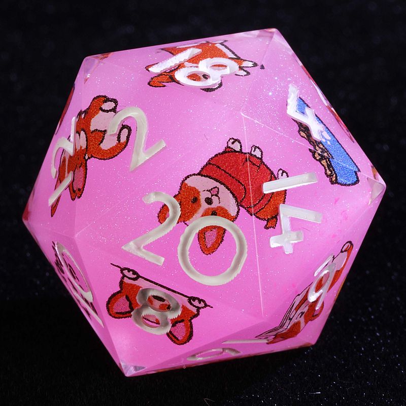 Luminous 9 Polyhedral Sets Of Dice D&D Corgi Chaos For Dungeons Dragons RPG_voghion.com