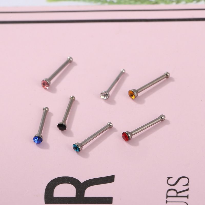 new nose studs, hot selling rhinestone nose ornaments, 1.8mm stainless steel nose studs, personalized piercing accessories_voghion.com