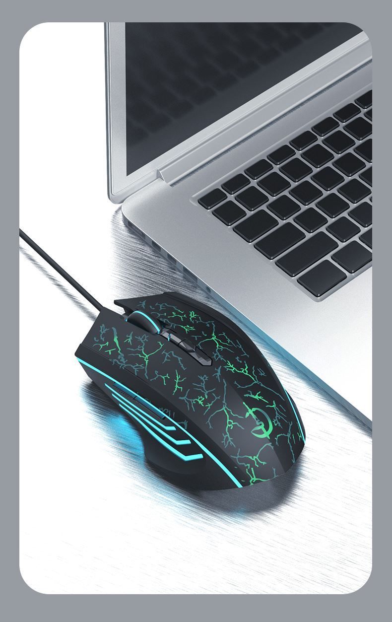 Applicable To Days Selection 5 Notebook Wired Mouse 4 E-Sports 3 Game 2pro Computer Mute Three Charging Office_voghion.com