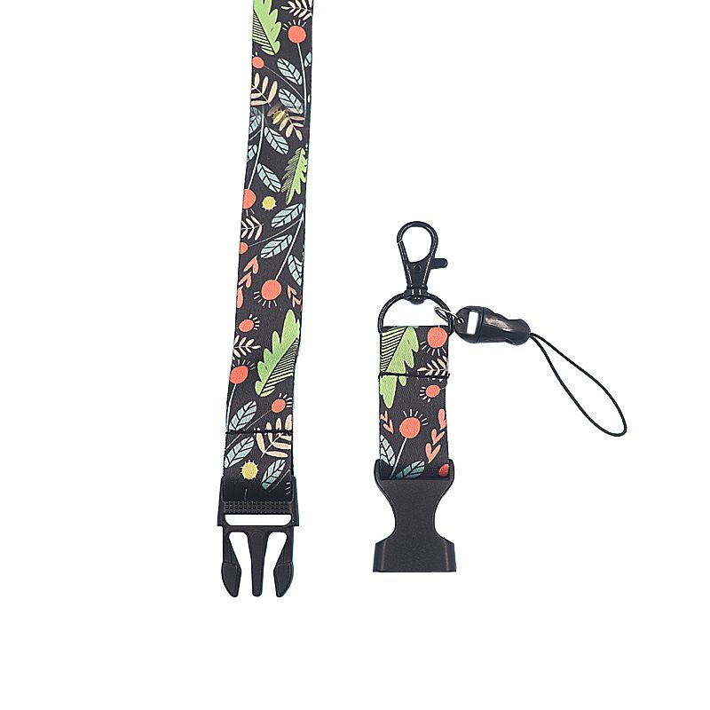 Bedruckter Ausweishalter mit Umhängeband, Umhängeband, Mitarbeiterausweis, Studentenausweishalter_voghion.com