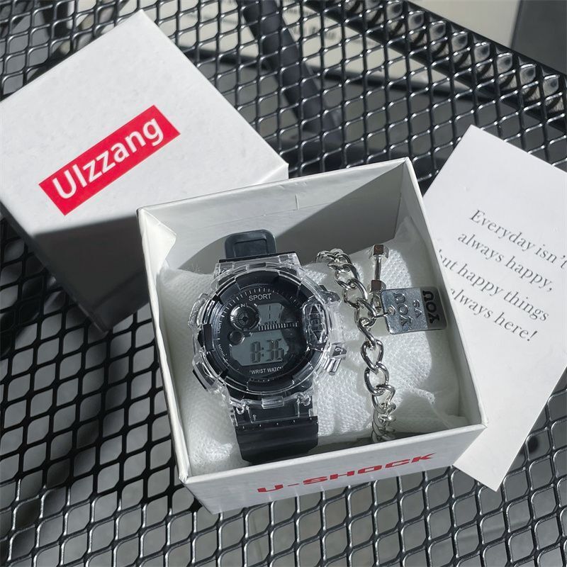 Neue Astronaut Modische Einfache Ins Digital Square Tech Sense Student Sport Elektronische Uhr_voghion.com