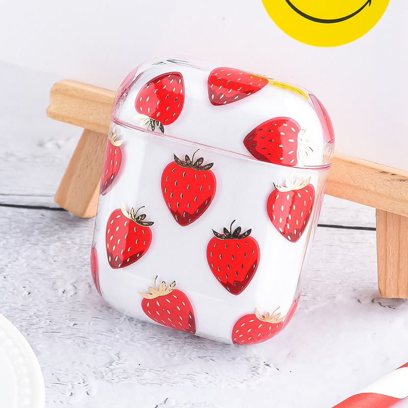 Fruit PC Hard Case For Airpods Pro 2 1 Earphone Cases For Airpods 3 Clear Transparent PC Earphone Cover for airpods 3 pro case_voghion.com