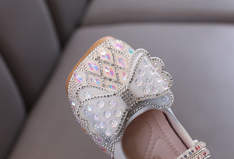 Neu Dame Baby Mädchen Mädchen Prinzessin Diamant Einzelnen Schuh Schuhe Dance_voghion.com