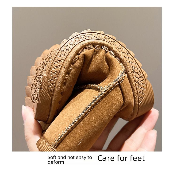 Calçados infantis de outono e inverno, sapatos infantis de algodão para bebês, botas de neve infantis com forro de lã, botas Martin, moda para meninos e meninas, botas curtas_voghion.com