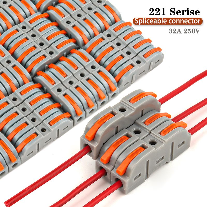 12 AWG Compact Splicing Electrical Butt Terminal To 1 Inline Wire Connector Connect 28-12 AWG_voghion.com