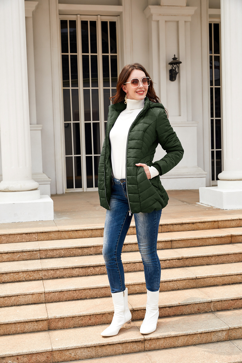 Damenbekleidung, Baumwollmantel, mittellang, große Größe, mit Kapuze, abnehmbar, Winter, warm, Plus-Fleece-Mantel, Baumwollmantel_voghion.com