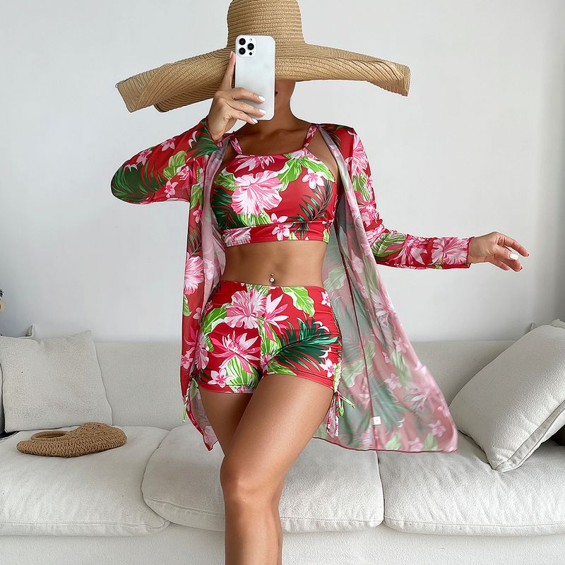 Dameskleding Badpak Driedelig damesboxershort met print_voghion.com