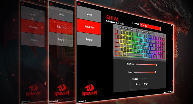 Redragon K515 Shiva RGB Membrane Gaming 98 Keys Mechanical Detachable Wrist Rest Smooth Linear Switch Keyboard_voghion.com