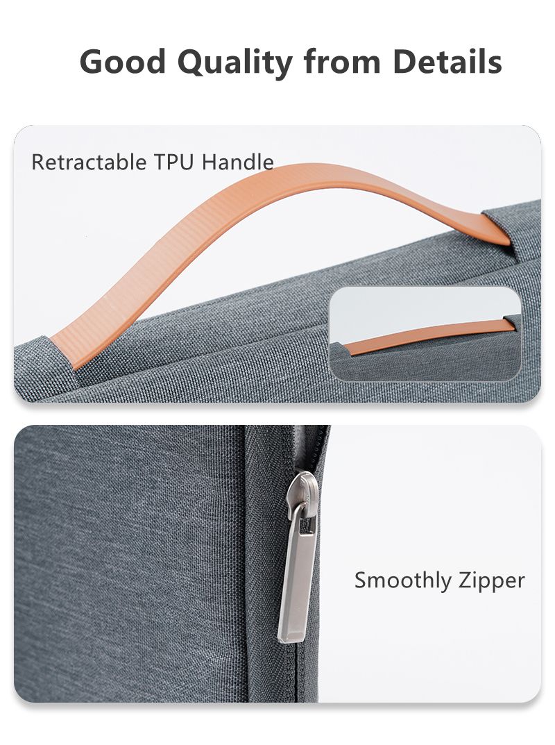 Multi-Pocket Sleeve Air 15.3 2024 Laptop Book Pro 14 M5 Stoßfeste Notebooktasche für Dell/Xiaomi 16_voghion.com