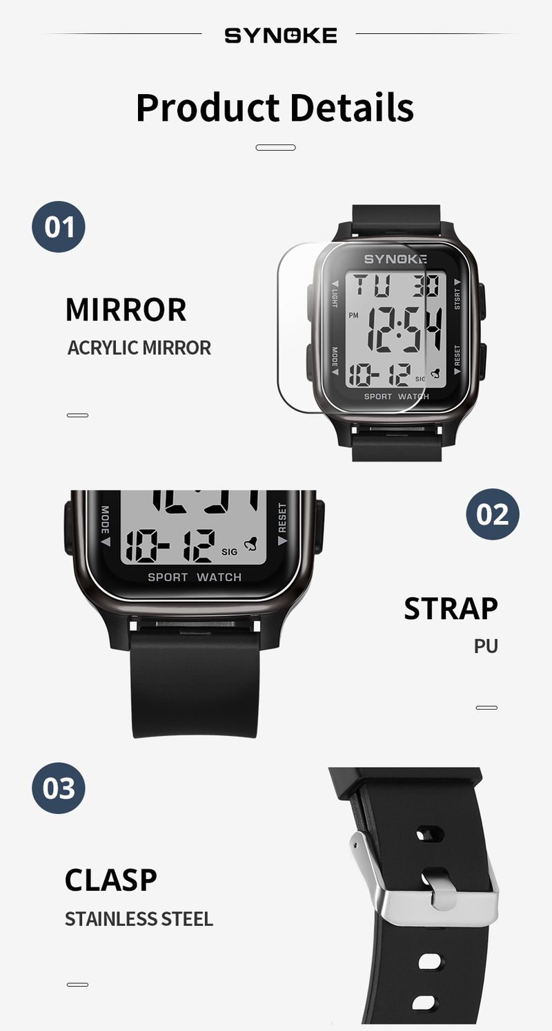 Outdoor Militär Digitaluhr Neu für Männer Mode Retro Herrenuhr Sport Wasserdicht Herrenuhr Multifunktionale Leucht_voghion.com