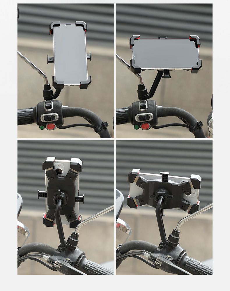Supporto per cellulare per bicicletta, supporto per cellulare per auto elettrica, supporto per cellulare a sgancio rapido per guida all'aperto, supporto per navigatore per cellulare_voghion.com