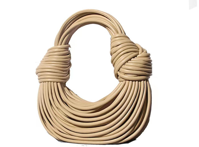 Handbags for Women 2023 New in Gold Luxury Designer Brand Handwoven Noodle Bags Rope Knotted Pulled Hobo Silver Evening Clutch_voghion.com