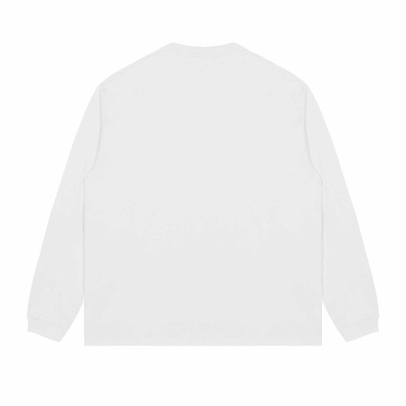 Maglietta unisex con stampa di gatto sfumata argento, girocollo, polsini con motivo a spirale, manica lunga_voghion.com