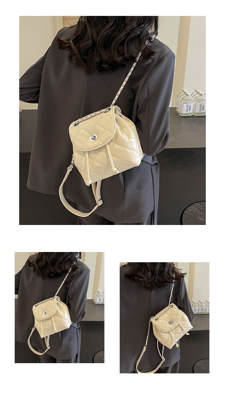 Korean Version Of Xiaoxiangfeng Backpack For Women 2026 New Hiking Backpack Fashionable And Versatile Ins Korean Bucket Bag_voghion.com