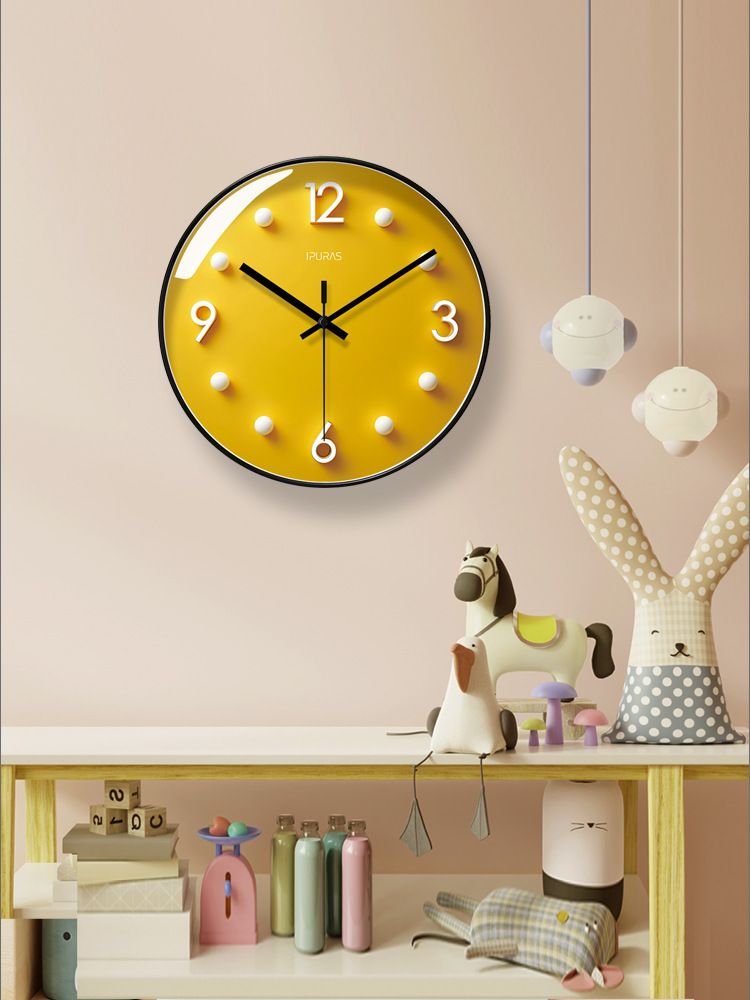 Yipula 7298 Orologio al quarzo silenzioso semplice e moderno, creativo, alla moda, nordico, per soggiorno, camera da letto, decorazione_voghion.com
