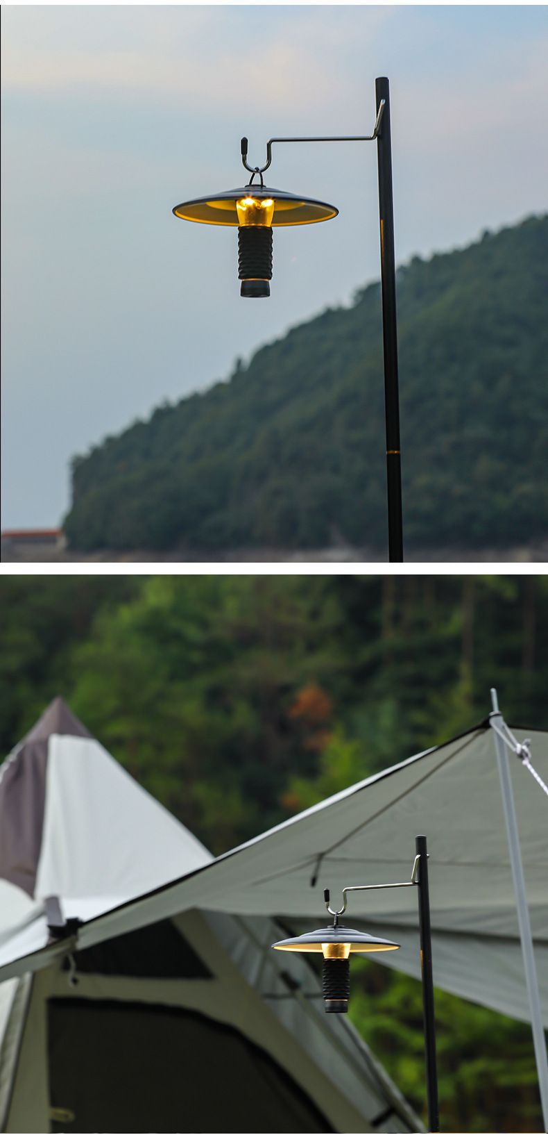 Lighthouse Outdoor Lighting LED Camping Atmosphere Light Portable Emergency Flashlight_voghion.com