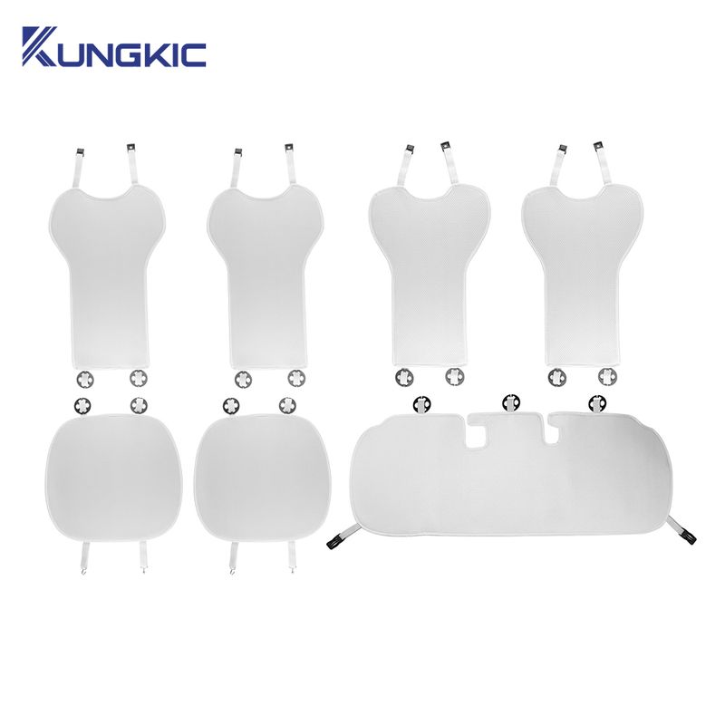 Voor Tesla Model Y Juniper Modely 2025 2026 Ice Silk Autostoelkussenmatten Ademend All Season Pad Protector Cover_voghion.com