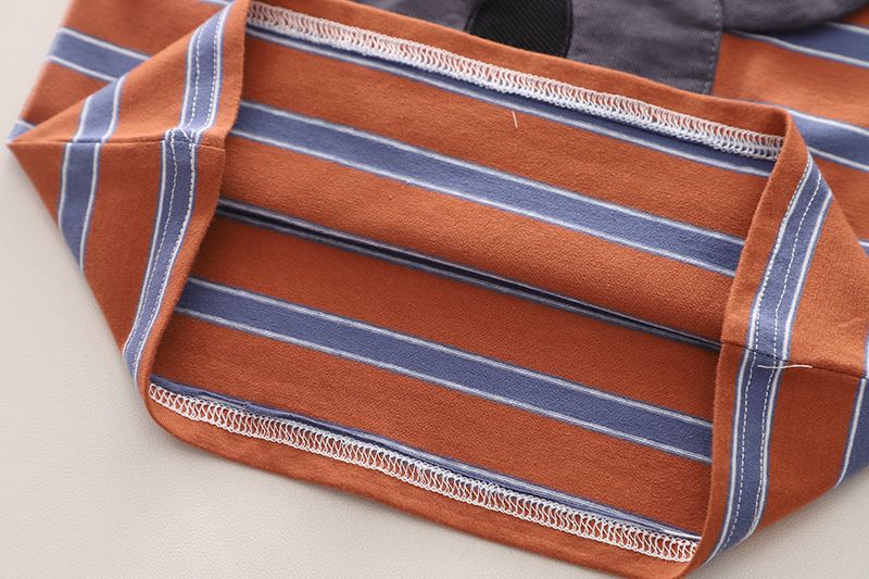 2024 neuer Sommer Rundhalsausschnitt gestreifte Kurzarm für Mädchen Jungen koreanische Shorts und zweiteiliges Set für Kinder_voghion.com