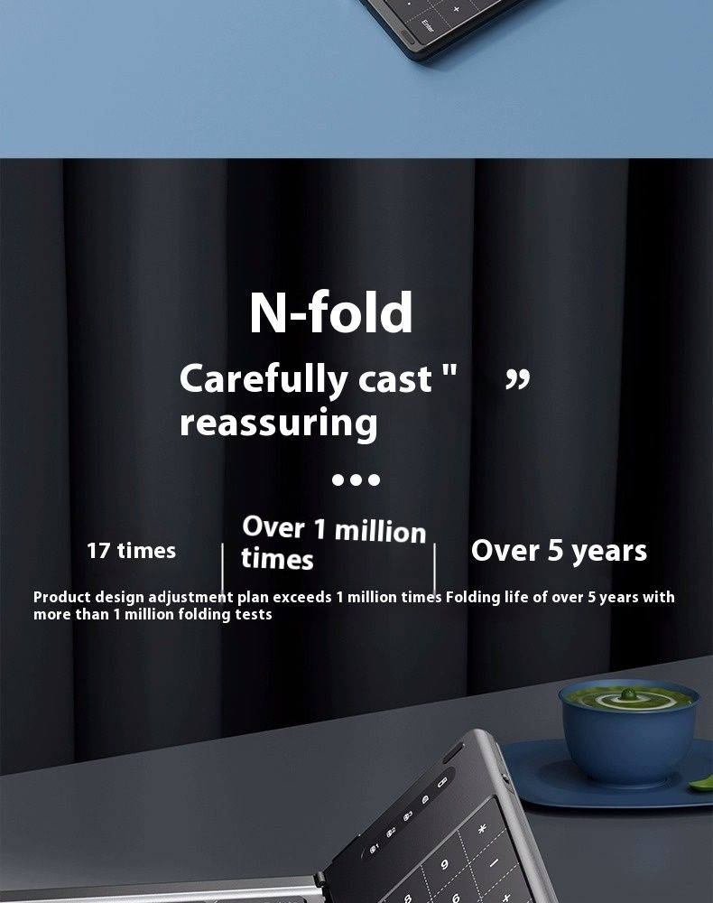 Heiß verkaufte dreifach gefaltete Tastatur, kabellos-Bluetooth-faltbare kleine Tastatur, geeignet für Desktop-Computer, Laptop-Tastaturen, Maus-Sets_voghion.com