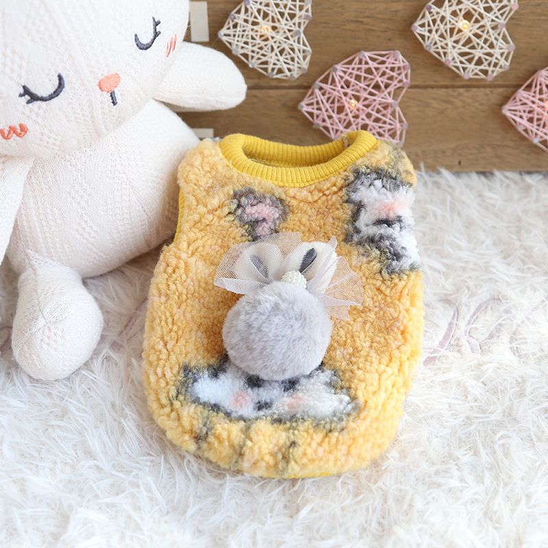 Petstyle Plush Little Doll Cute Cotton Puppy Kitten Clothes Newborn Cat_voghion.com