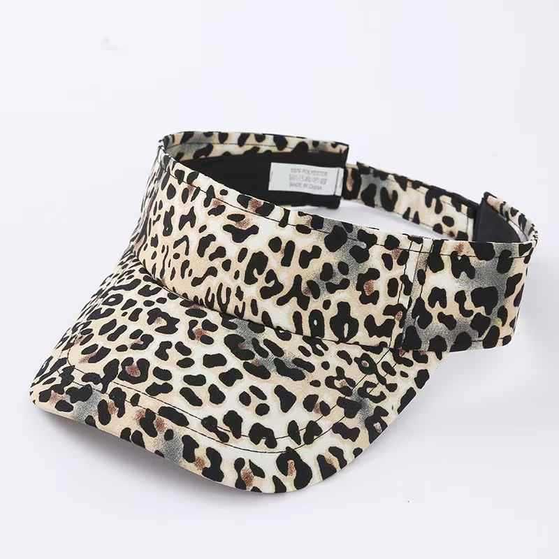 Spring And Autumn Literary Leopard Print Baseball Unisex Casual Sun Hat Outdoor Versatile Duckbill Cap_voghion.com