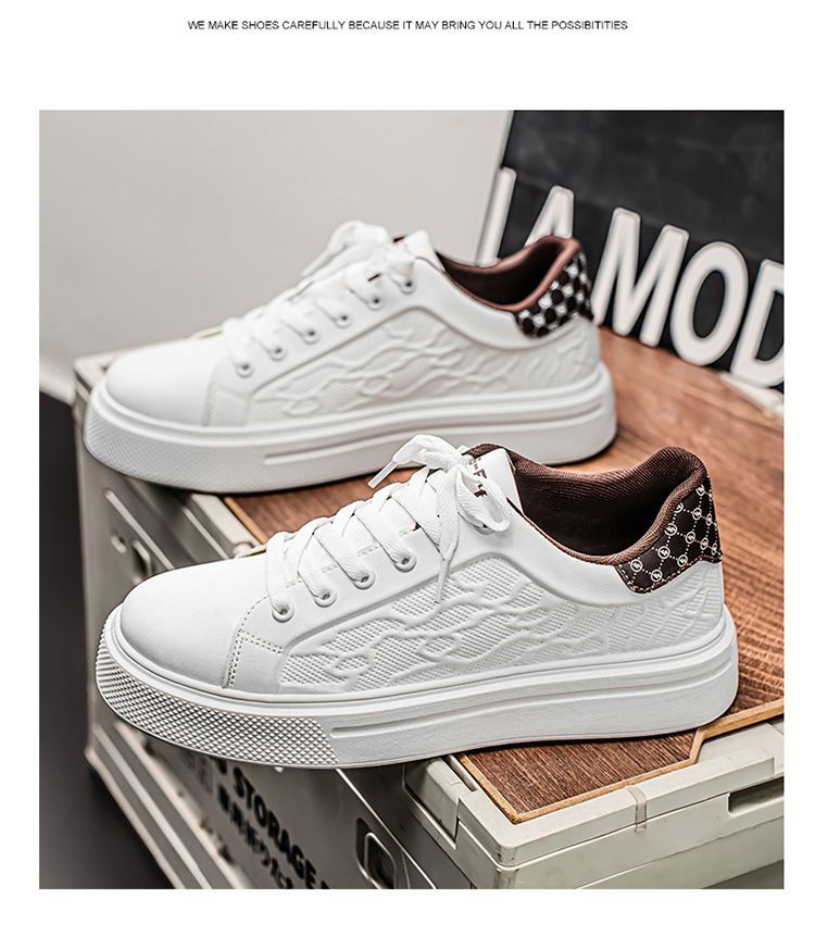 Men's Casual Sneakers With Snake Print Design - Soft Sole, Low-Top, Breathable & Comfortable For Daily Wear - Sizes 39-44 Sports Shoes Men_voghion.com