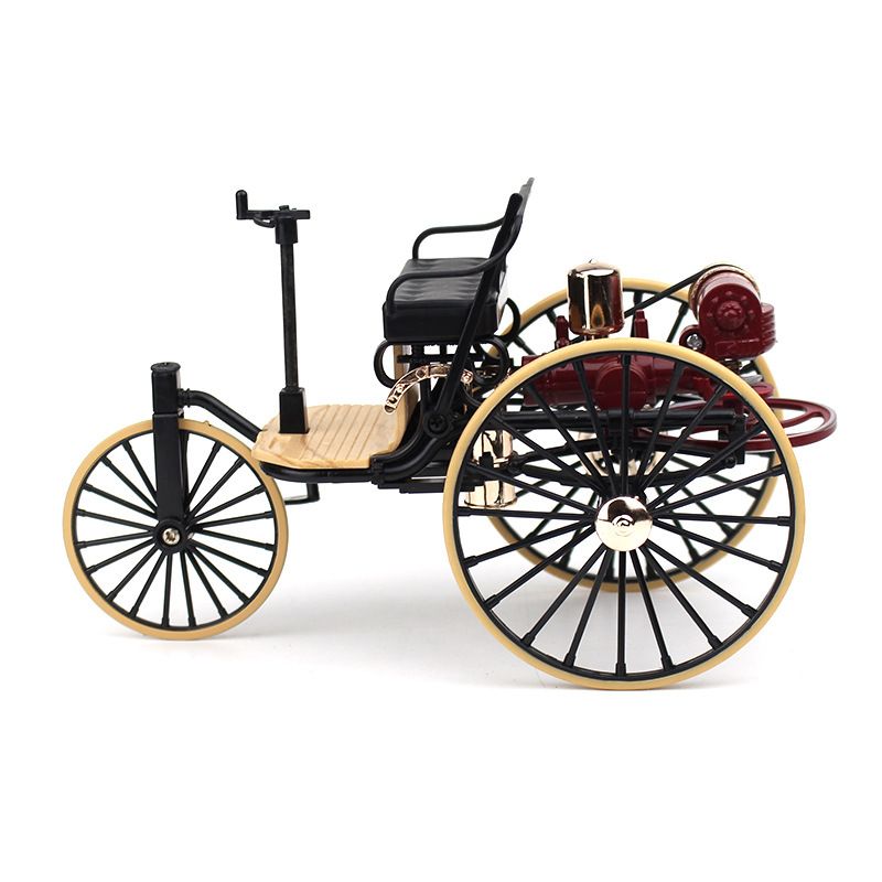 Novi 1:12 simulacijski retro legirani trokotačni klasični automobil kolekcija modela poklon igračka za odrasle ukras_voghion.com
