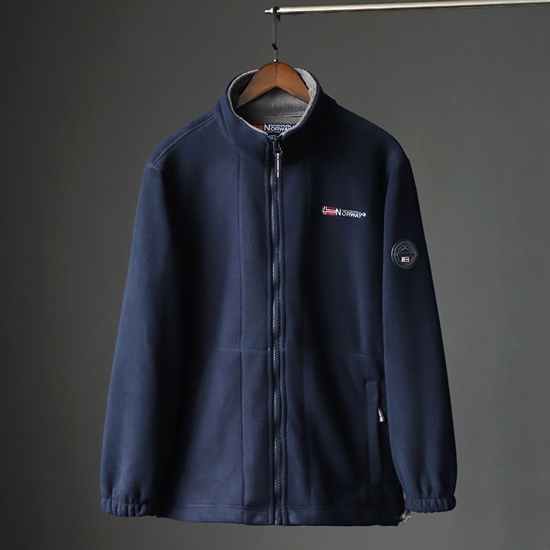 Suitable For All Seasons Norwegian Outdoor Goods Available In Plus Sizes ~ Autumn And Winter Men's Thermal Fleece Jacket XH6614_voghion.com