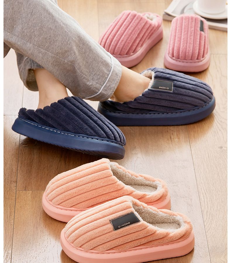 Plus con sensazione di merda da uomo fondo spesso casa antiscivolo autunno e inverno taglie forti extra large termico peluche_voghion.com