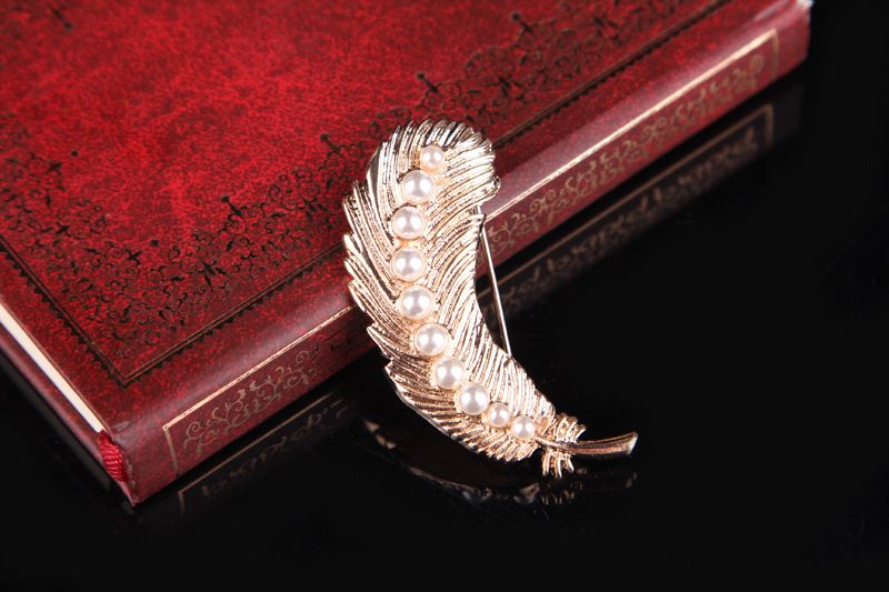 Spilla retrò con perle dorate in stile palazzo coreano, accessorio versatile per le donne_voghion.com