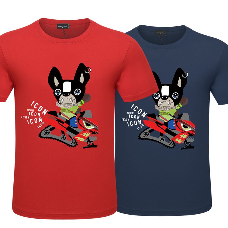 2024 Neuer Modemarkentrend 100 % Baumwolle Casual Tops Herren Damen T-Shirt Musterdruck Bequemes Herren-T-Shirt Graphic Tee Herren Sommer Outdoor Tops_voghion.com