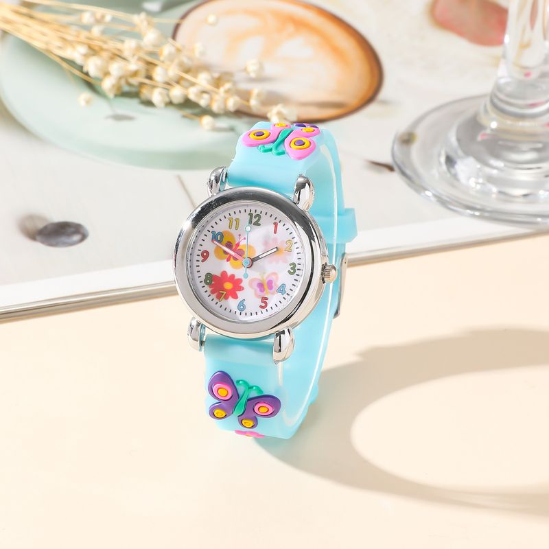 Children's Watches Children's Hot Style Butterfly Silicone Quartz Watch Boys Girls Student Large Dial_voghion.com