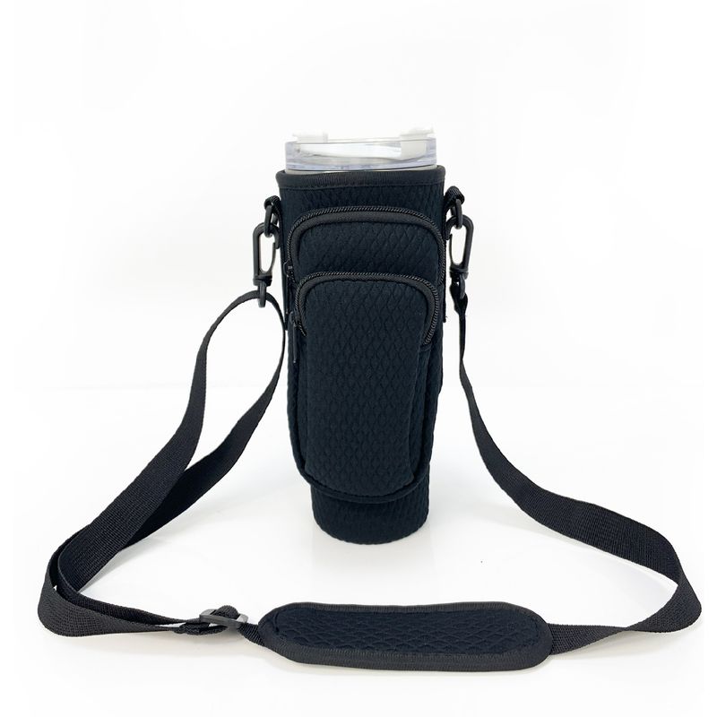 nuova copertura per tazza di ghiaccio da 40 OZ materiale per immersione copertura per bottiglia d'acqua con diamante tracolla regolabile copertura protettiva per tazza d'acqua a tracolla_voghion.com