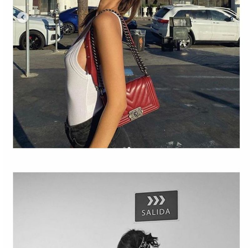 Canotta senza schienale con bordo largo per donna, nuova tuta estiva alla moda con spalline spesse e bottoni nascosti._voghion.com