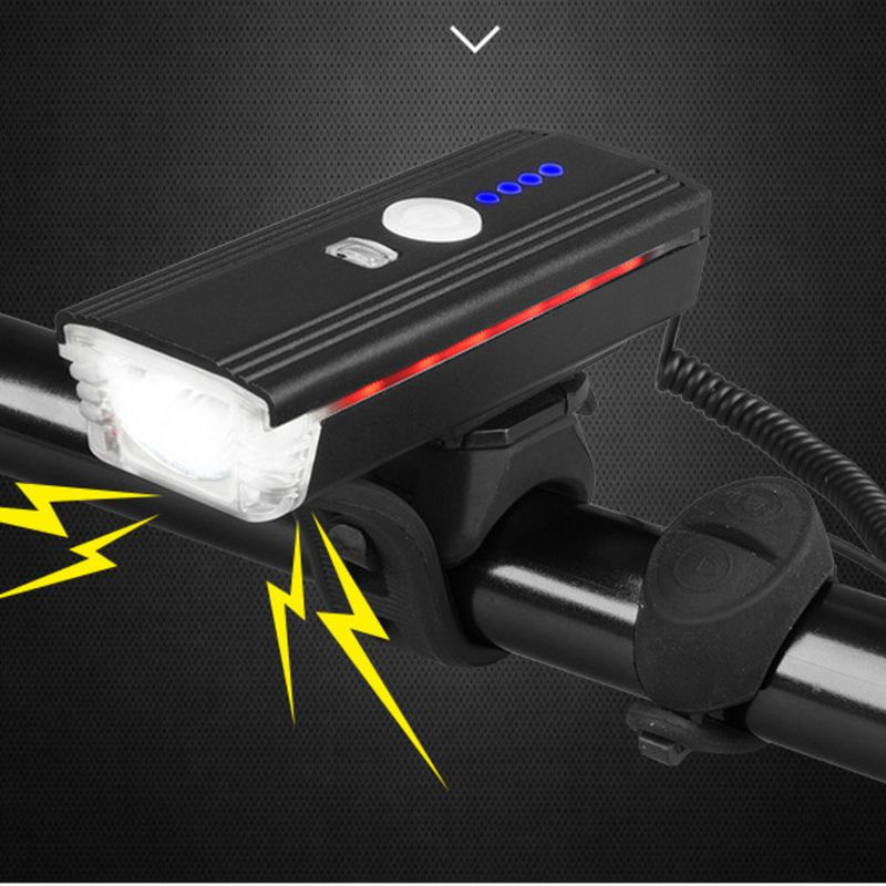 Fahrradausrüstung Mountainbike Fahrrad Reithorn Frontlicht Hohe Helligkeit Taschenlampe Beleuchtung_voghion.com