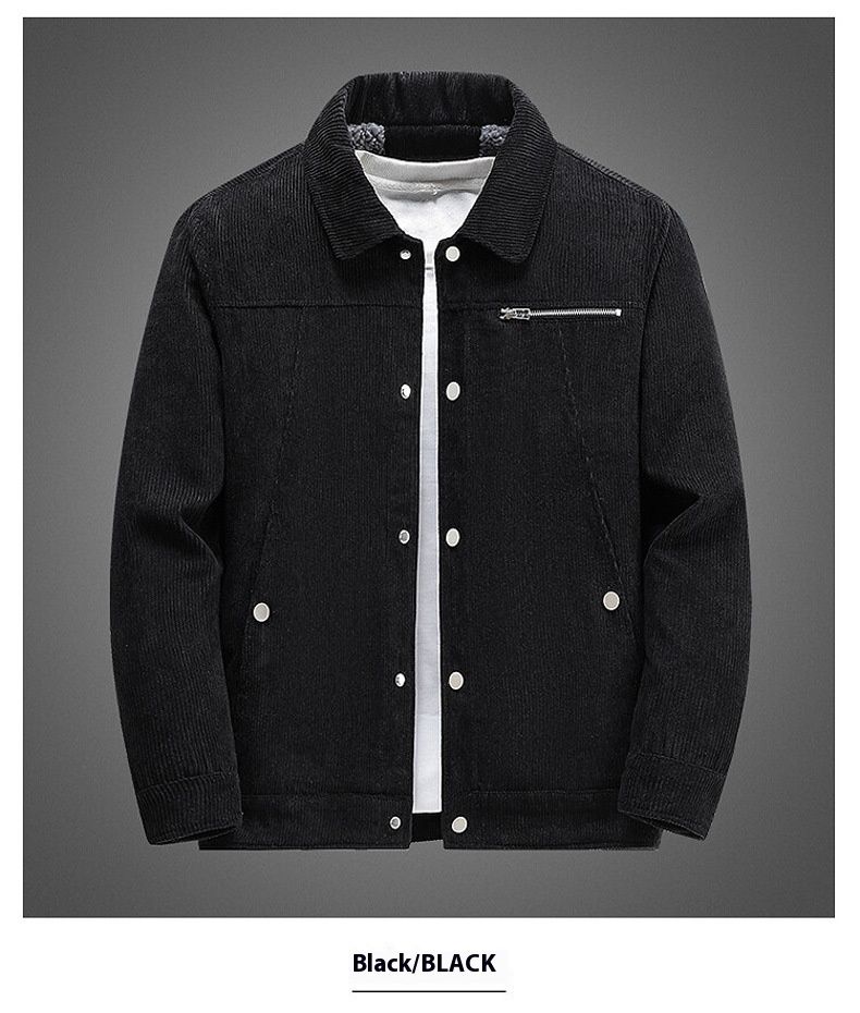 Wanter 2024 nei Männer Hierscht a Wanter Corduroy Kottengmantel verdickte Lämmchewoll Sport plus Samtjacket_voghion.com