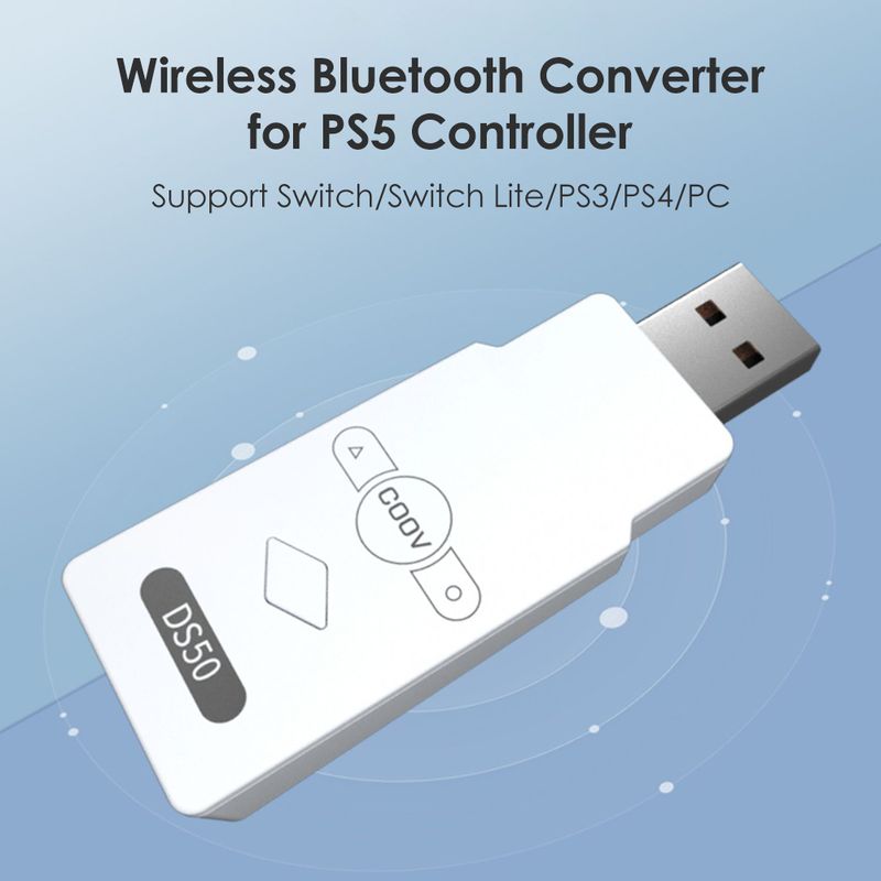 Wireless Controller Gamepad Converter USB Receiver for PS5/Nintendo Switch/PS4/PS3/PC Wireless Controller Adapter_voghion.com