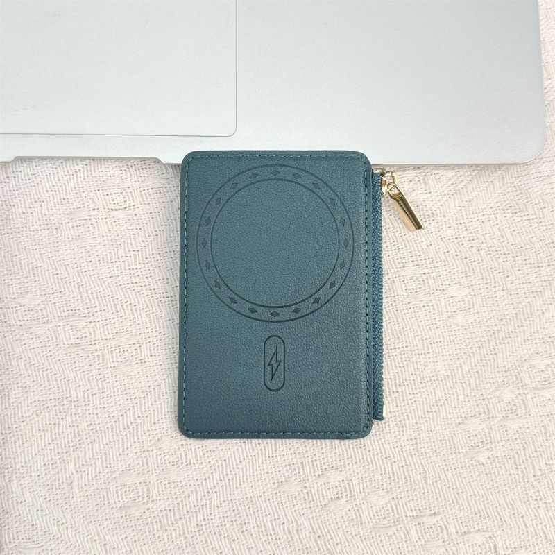 TechGlobe New Model Compatible With IPhone 17 Ultra-Thin Magnetic Holder Wallet Style Back Sticker Storage PU Card Case_voghion.com
