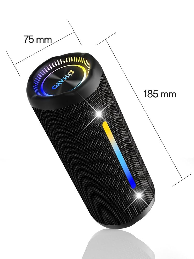 10X Bluetooth Speaker 35W - IPX Waterproof, Powerful Stereo Sound, 24 Hours Playtime, TWS Pairing, Dazzling Lights_voghion.com