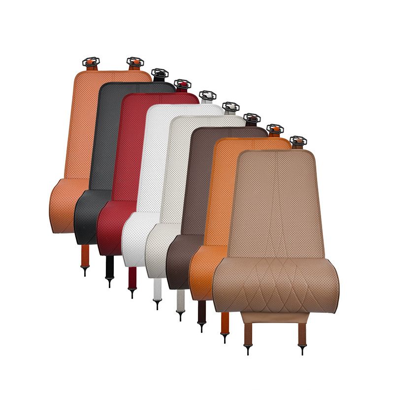 For Tesla Model 3 Y Leather Non-Slip Car Seat Extended With Rest Driver Memory Foam Leg Cushion Pad Cover_voghion.com
