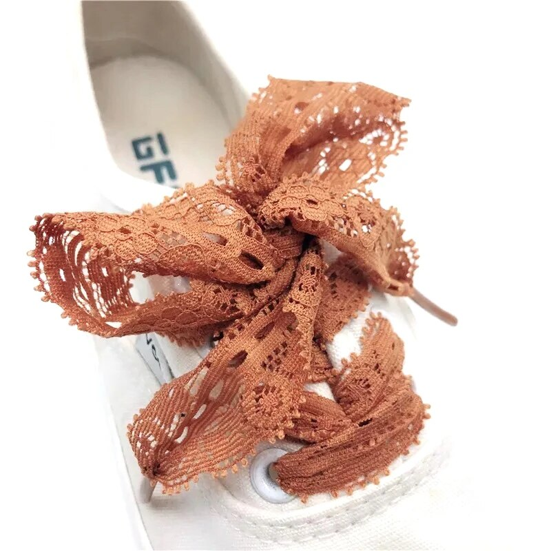 1 paio di nuovi lacci in pizzo scarpe casual da donna moda nastro lacci scarpe da ginnastica outdoor lacci per scarpe neri_voghion.com