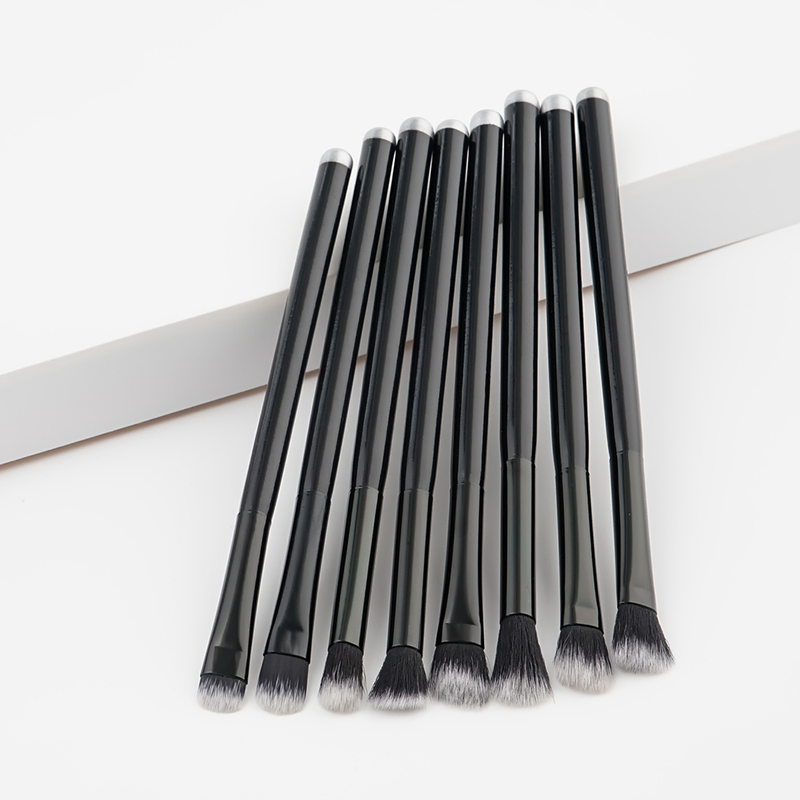 Pennelli per trucco da 8 pezzi, set per occhi, strumenti di bellezza, manico in legno, pennello per ombretto, pennello per correttore GUJHUI_voghion.com