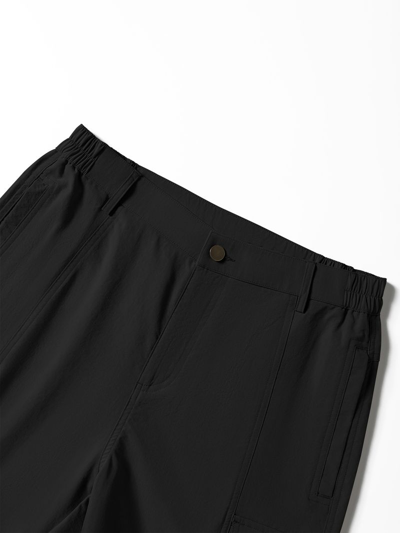 Umwandelbare Cargohose für Herren – vielseitige Outdoor- und Freizeitkleidung, in Shorts umwandelbar, Multi-Taschen-Design, gerade Passform, Polyestergewebe_voghion.com