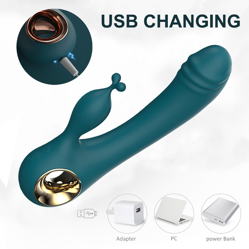 Spot Rabbit Vibratorji G Masažni dildo dvojni vibratorji klitoris silikonska ženska spolna igrača za ženske Ma_voghion.com