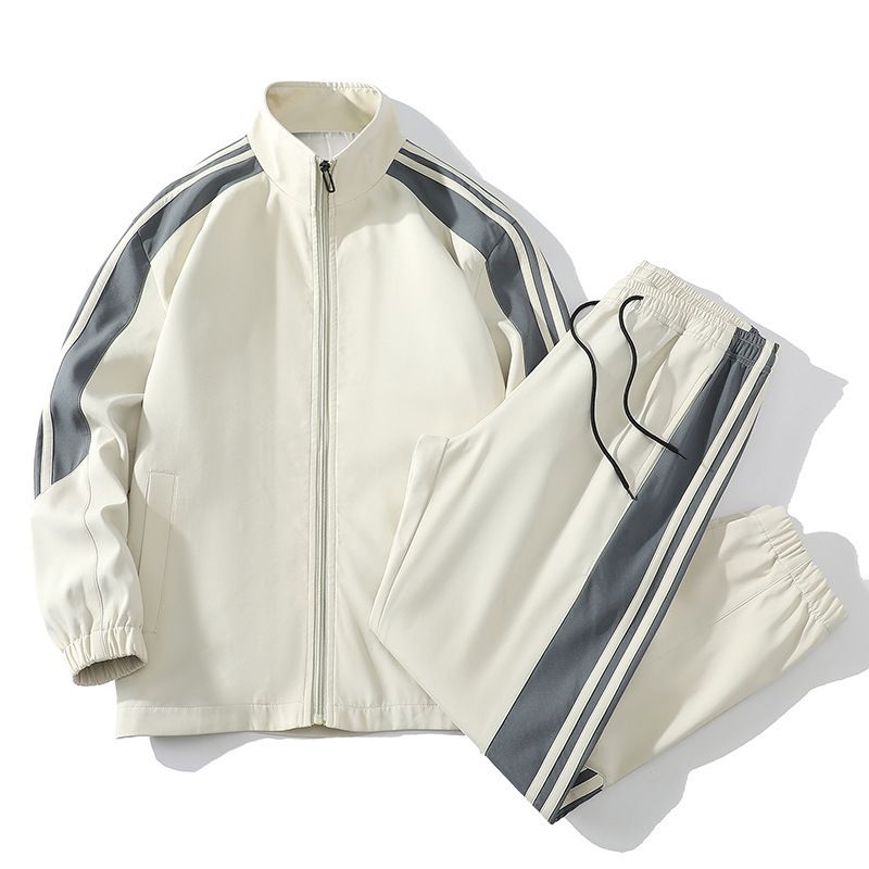 Terno esportivo para o outono de , novas calças de trabalho casuais da moda, tamanho grande, lindo conjunto de duas peças, masculino_voghion.com