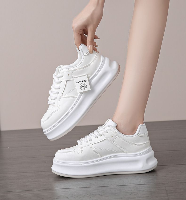 Scarpette bianche per bambini, ragazze, studenti, tempo libero, sport, scarpe da tavola versatili, tiro da strada_voghion.com